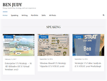 Tablet Screenshot of benjudy.com
